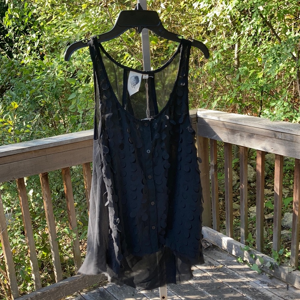Black sheep sheer top